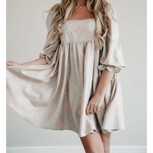 Ivorie Kai Cotton-Candy Babydoll Dress